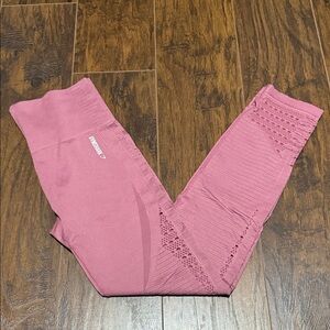 Gymshark Mauve Textured Leggings